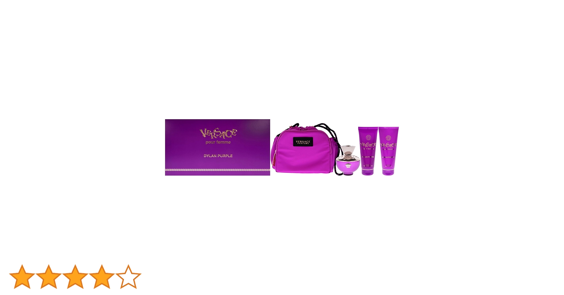VERSACE ディランパープル セット Amazon.com : Versace Pour Femme Dylan Purple 4 Pcs Gift Set